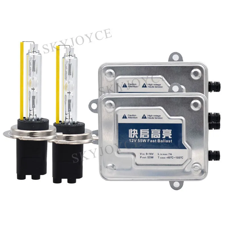 

55W 5500K H1 H7 H11 9012 D2H HID Bulb Kit Fast Start 55W Ballast 5500K Fast Bright H1 H11 D2H H7 HID Bulb 55W Car Headlight Kit