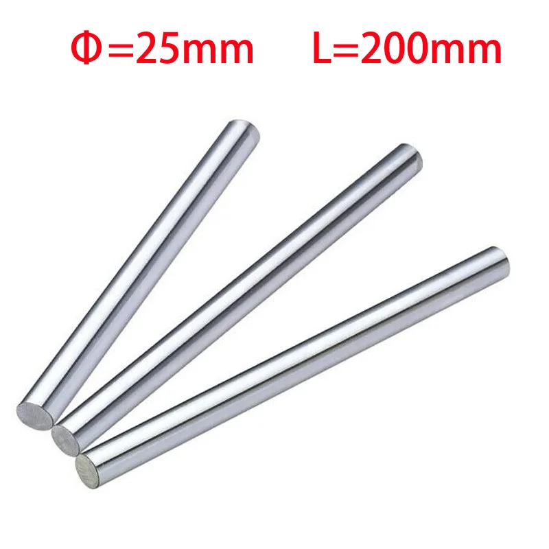 

1pcs 25mm 25x200 linear shaft 3d printer 25x200mm cylinder linear rail linear shaft axis cnc part