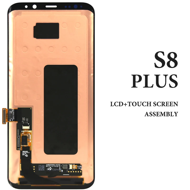 Для Samsung Galaxy S8 Plus G955 ЖК-дисплей дигитайзер сборка AMOLED 6 2 дюйма черная панель для S8P