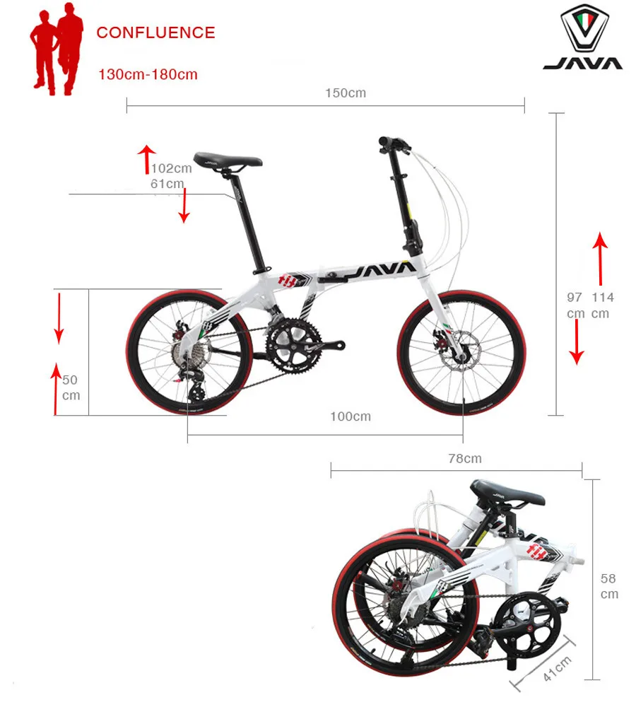 Flash Deal new JAVA 20 inch bike 18 speed aluminum folding bike unisex 3 Flash Deal new JAVA 20 inch bike 18 speed aluminum folding bike unisex 3