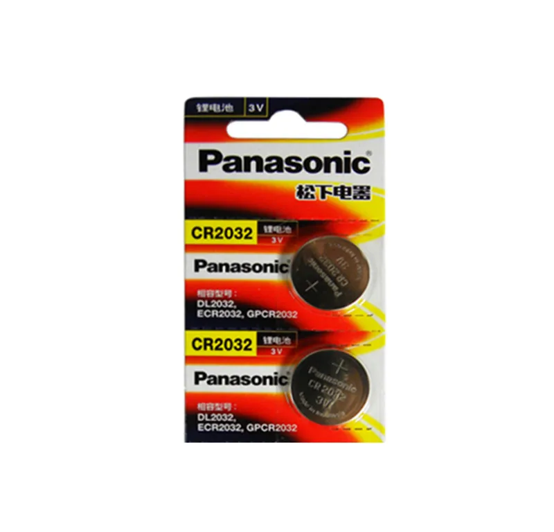 

2pcs original brand new battery for PANASONIC cr2032 3v button cell coin batteries for watch computer cr 2032