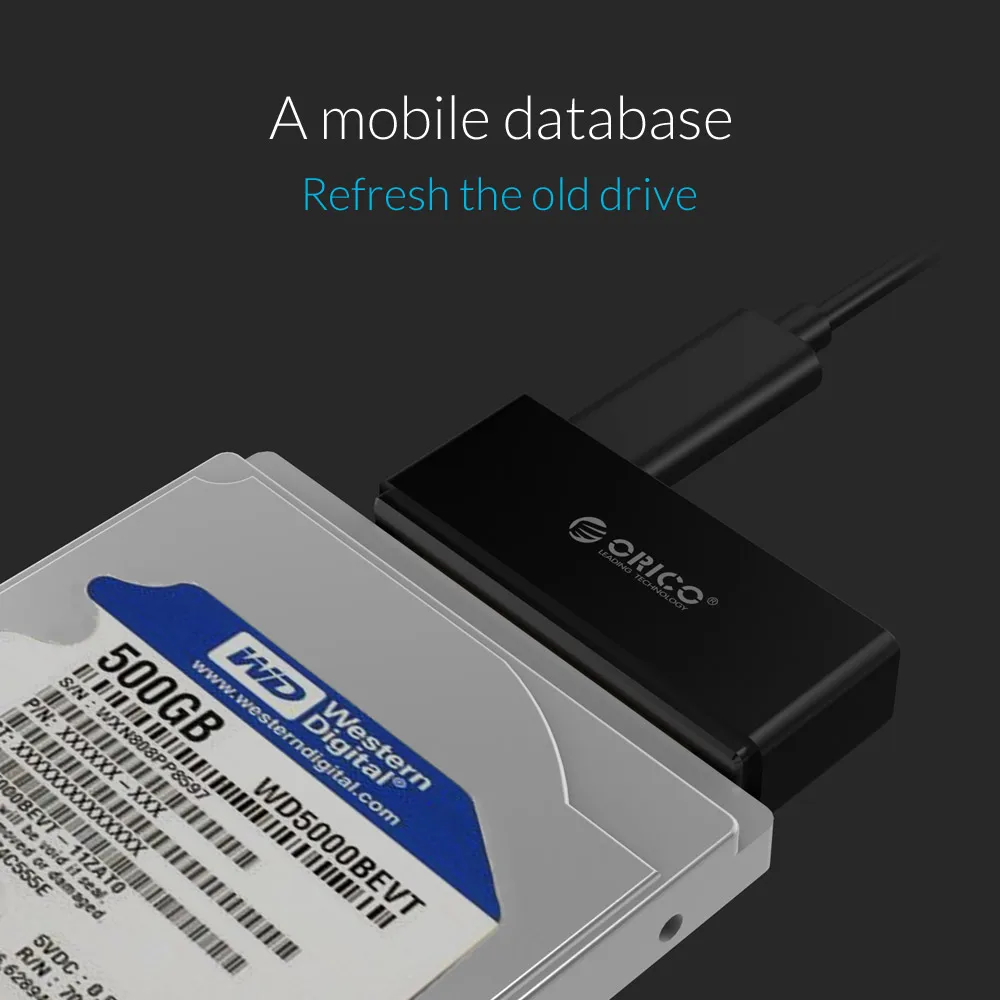 Адаптер для жесткого диска ORICO 2 5 дюйма USB 3 0 к Type C/Micro B SATA SSD Мини адаптер кабель
