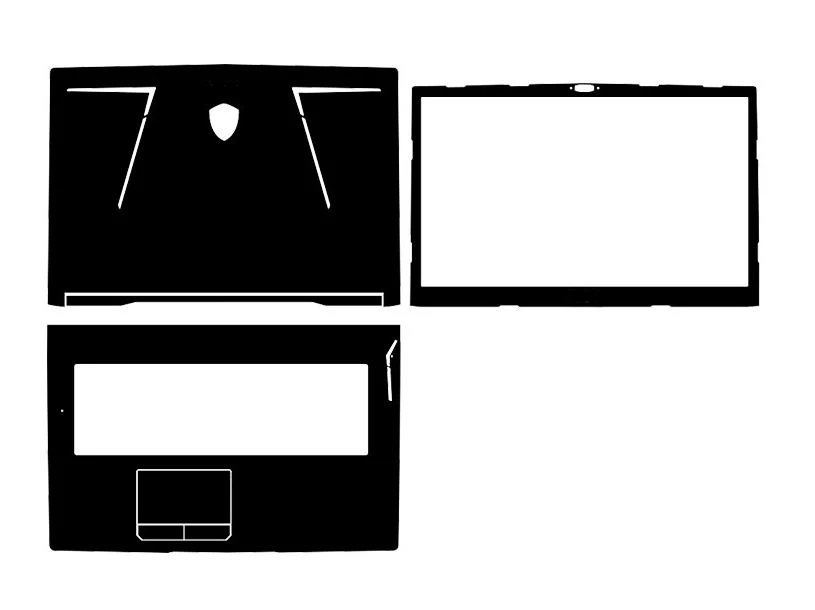 

KH Laptop Carbon fiber Crocodile Snake Leather Sticker Skin Cover Guard Protector for New MSI GE73 GE73VR 17.3" 2017 release