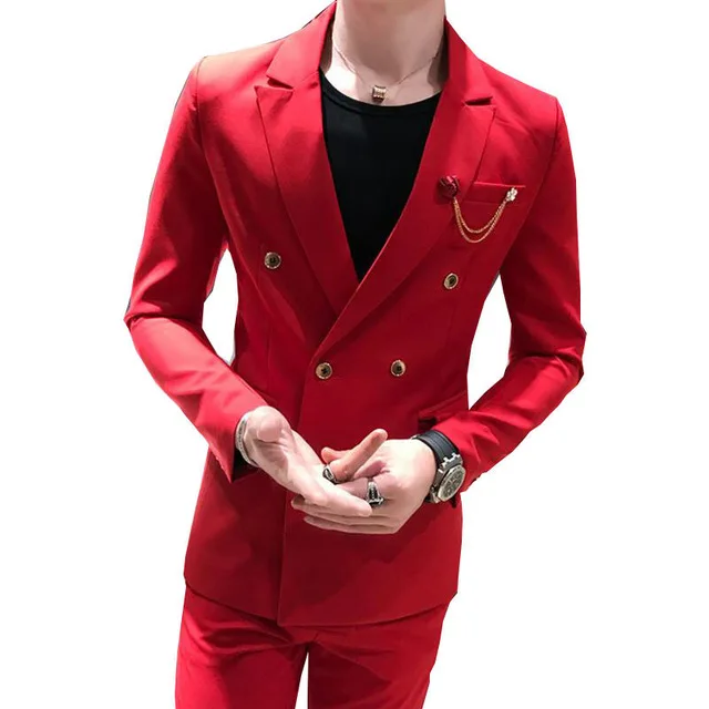 Серый Блейзер Masculino Slim Fit Мужские костюмы на заказ Свадебный костюм жениха 2020 Homme