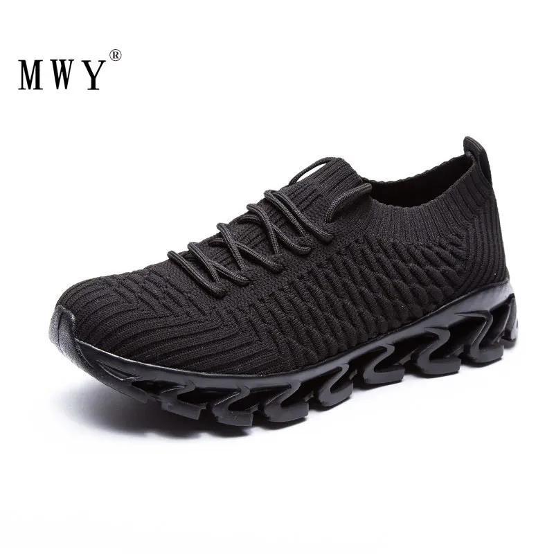 

MWY Casual Shoes Men Trainers Outdoor Walking Shoes Soft Breathable Flying weaving Sneakers Plus Size Zapatos De Hombre