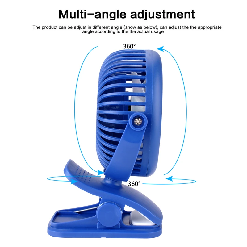 Многофункциональный зажим вентилятор мини перезаряжаемая детская коляска вентиляторы портативный воздушный охлаждающий Настольный usb-вентилятор с USB 18650 выходом батареи