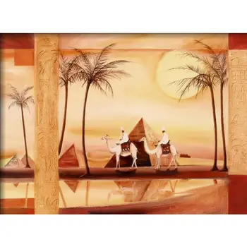 

Abstract paintings African Landscapes Desert Dreams by Alfred Gockel canvas art Hand painted High quality