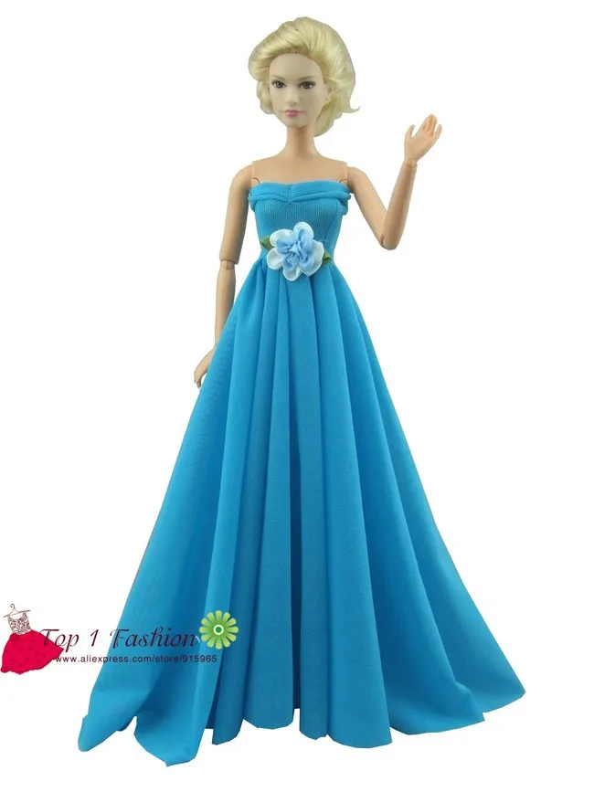 barbie blue gown