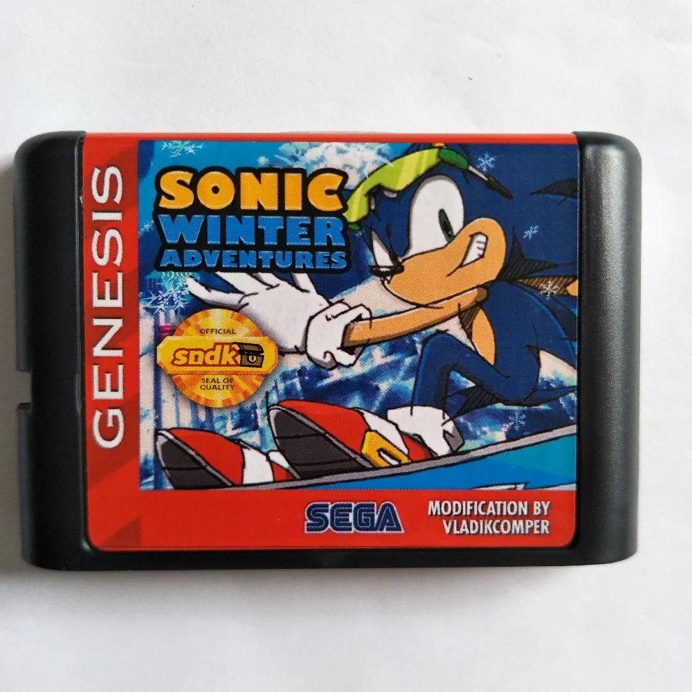 Sonic зимние приключения для SEGA GENESIS Mega Drive 16 бит игровой Картридж для PAL и NTSC Прямая поставка