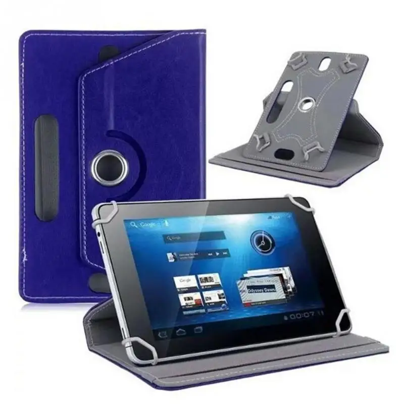 

7/8/9/10 inch Universal Tablet Dustproof Protective Case Rotating Four Hook Leather Cover Protect bag Crystal Pattern 824 new