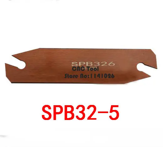 

SPB 32-5 Indexable Part Off Blade 32mm High, SPB532 Parting Blade Suit For SMBB2032/2532/3232,5mm width for SP500 Inserts