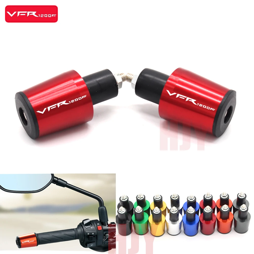 

Motorcycle Accessories 7/8'' 22MM Handlebar Grips Handle Bar Cap End Plugs For HONDA VFR 1200F VFR1200F 2010-2014 11 12 13