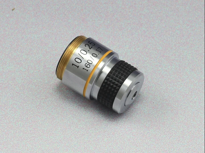 10X Achromatic Objective Lens for Biological Microscope with Mounting