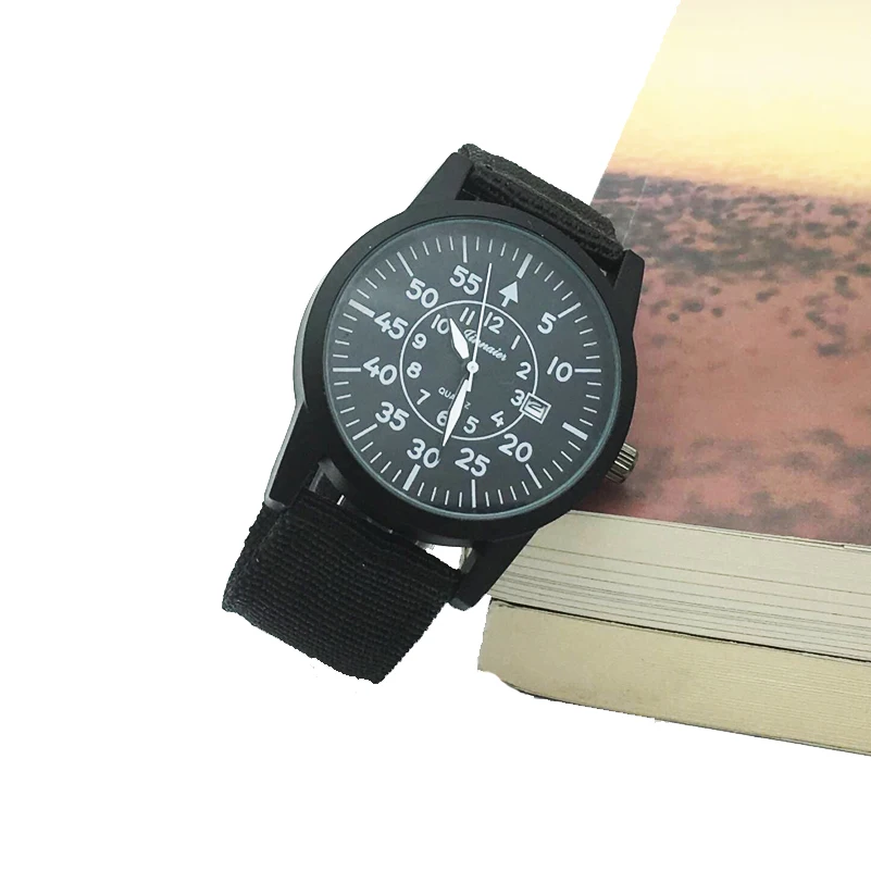 Светящиеся руки военные Relogio Masculino винтажные нейлоновые кварцевые часы с ремешком Мужские повседневные наручные часы мужские спортивные мужские часы