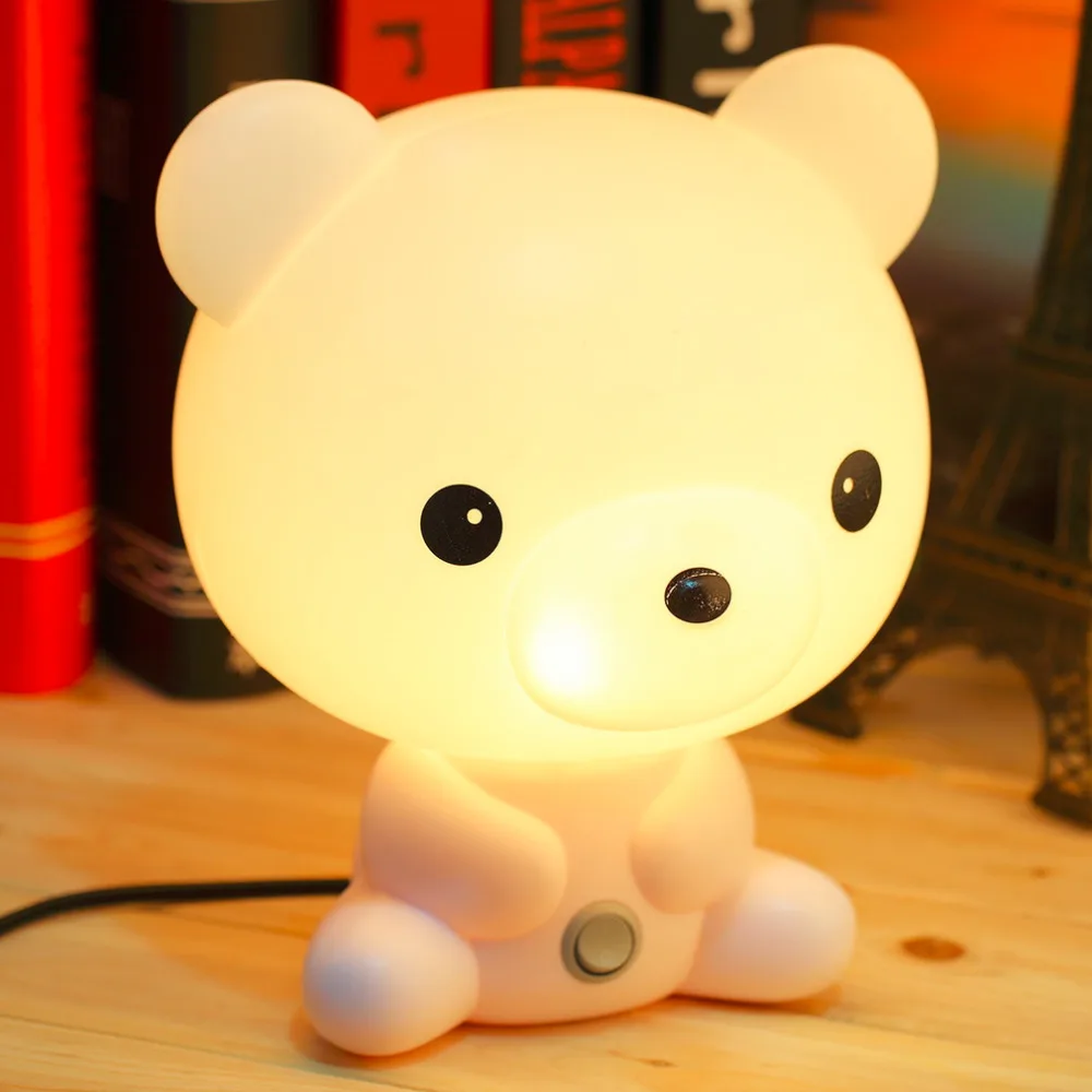Luminaria novedad Lamparas Lampe Cute Panda Animal de la historieta luz de la noche, niños mesa de escritorio lámpara dormir noche led regalo de la lámpara Luminaria novedad Lamparas Lampe Cute Panda Animal de la historieta luz de la noche, niños mesa de escritorio lámpara dormir noche led regalo de la lámpara