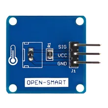 High Accuracy NTC Thermistor Temperature Sensor Module for Arduino 3950K B-value, 10kohm R25, 0.1% Sampling Resistor Accuracy