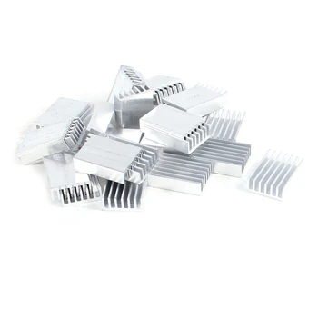 

30 Pcs Aluminum Heatsink Cooling Fin 20mmx14mmx6mm for Mosfet IC