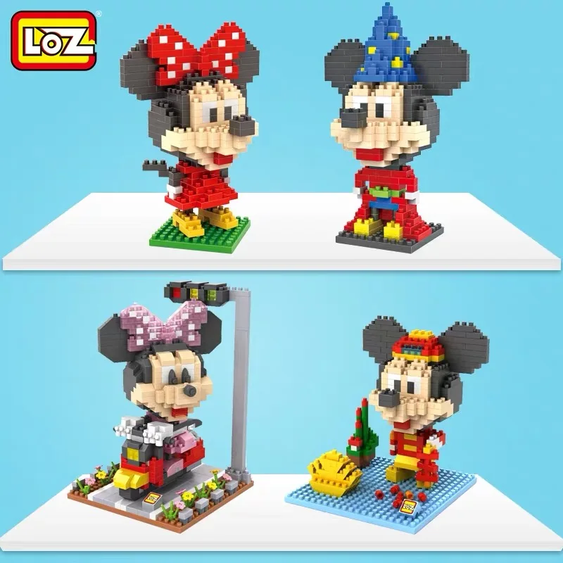 

Loz Diamond Mini Nano Blocks Disneys Mickeys Mouse Compatible LegoSet Creator Idea Building Bricks Educational Toys Birthdays