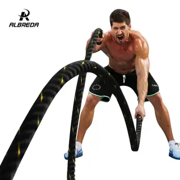 ALBREDA 1.5"x50' Poly Dacron Power Training Rope Battle Ropes Gym Workout Rope fitness training 50ft sports exercise 15m*38mm
ALBREDA 1.5"x50' Poly Dacron Power Training Rope Battle Ropes Gym Workout Rope fitness training 50ft sports exercise 15m*38mm