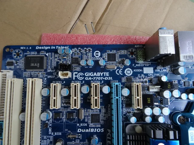 Материнская плата для Gigabyte GA-770T-D3L DDR3 разъем AM3 770T-D3L доски 16 GB 780G Desktop материнских плат