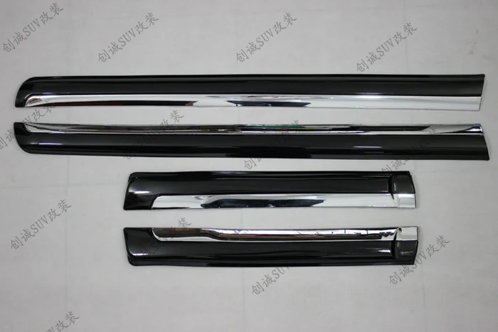 

Brand New! Side Door Protector Guard Body Molding Strips Cover Trim For Toyota Land Cruiser 150 Prado FJ150 2010 2011 2012 2013