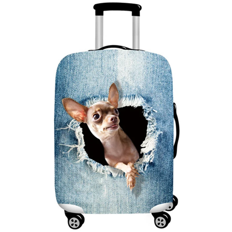 RUPUTIN New Suitcase Elastic Dust Cover Luggage Case For 18~30 Inch Password Box Trolley Case High Quality Cat Protective Cover