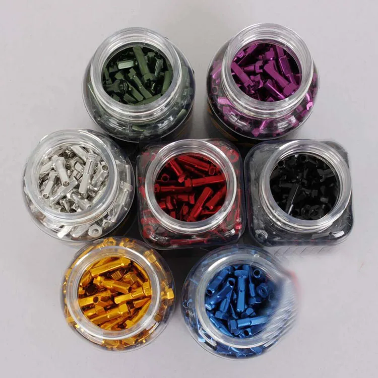 Pillar 14G super light Aluminum 7075 Alloy 12mm 14mm 16mm 50 ПК соски спицы для велосипедных