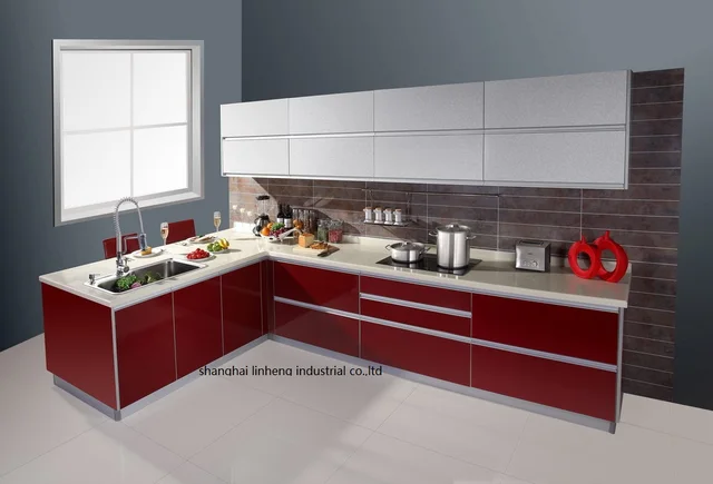 Best Price High gloss/lacquer kitchen cabinet mordern(LH-LA096)