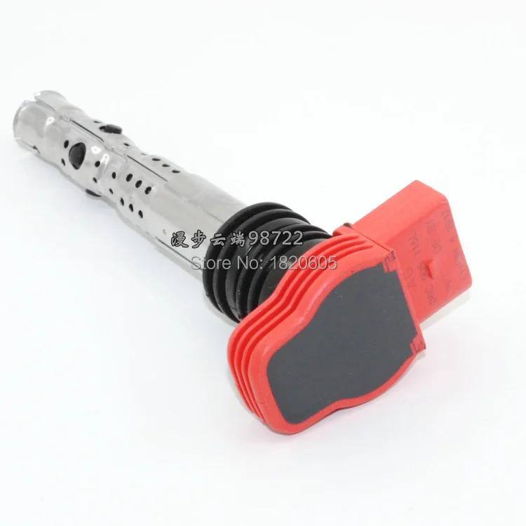 4Pcs OEM Box Red Ignition Coils For A6 A8 A4 1.8T