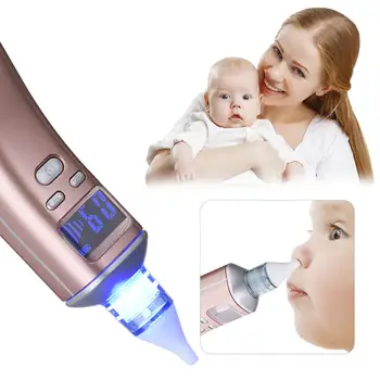 

Baby Electric Nasal Aspirator Nose Cleaner Rechargeable Newborn Portable Nasal Congestion Nasal Suction Device Baby Supplies