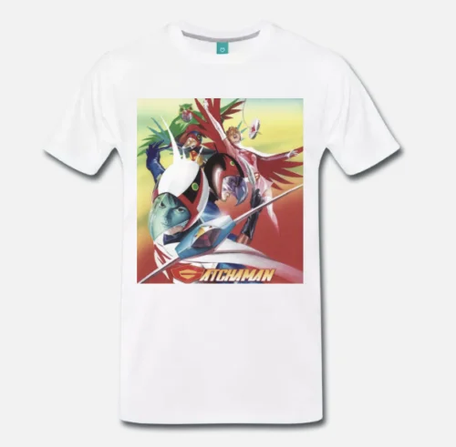 

T-SHIRT GATCHAMAN LA BATTAGLIA DEI PIANETI CARTONE ANNI 80 - S-M-L-XL-2XL-3XL