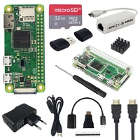 Raspberry Pi Zero W Kit + Acrylic Case + 2.8 inch Touchscreen + 5MP Camera +RJ45 Network Card + 32GB SD Card + Heat Sink + HDMI 