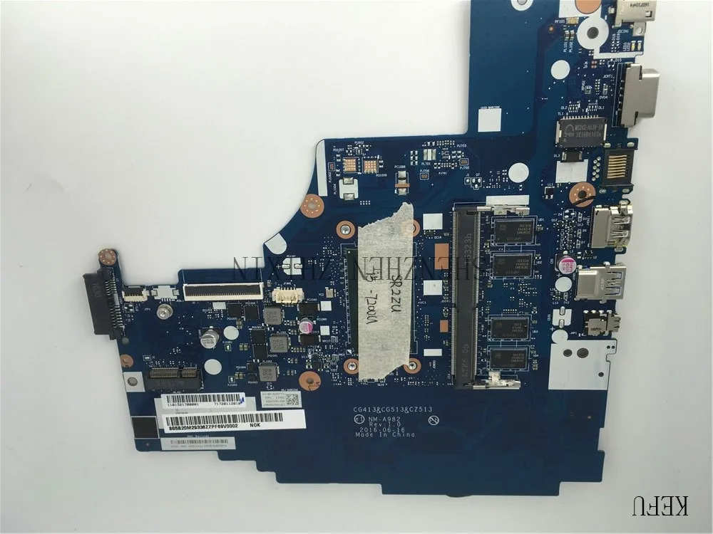 Материнская плата для ноутбука Lenovo 310-14IKB системная 4 Гб ОЗУ CG413 CG513 CZ513 | Компьютеры
