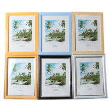 

Plastic Photo Frame Acrylic Wood Card Backplane Stand Table Display Photo Quadro Decoration TV Wall 7inch,8inch Frame Best Gift