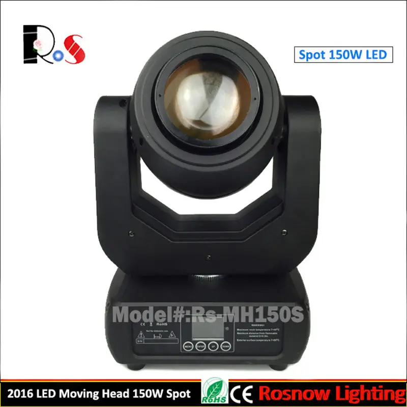 

4 Lights+2 Flight cases Disco party LED spot moving head 150W stage dj lightings