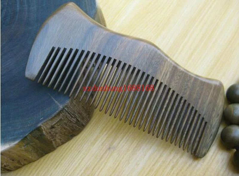 US $786.00 250pcs Customized Your Logo Dark Color Straight WideTeeth Wooden Comb Beard Comb Health Care Comb