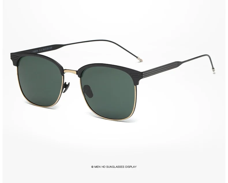 Ширина-141 женские очки, поляризационные солнцезащитные очки для мужчин или антибликовым покрытием UV400 Ретро металлическое покрытие классический модный бренд солнцезащитные очки для женщин - Цвет линз: CO3