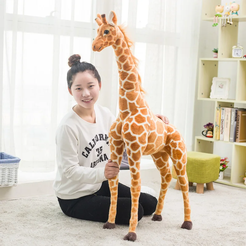 huge stuffed giraffe