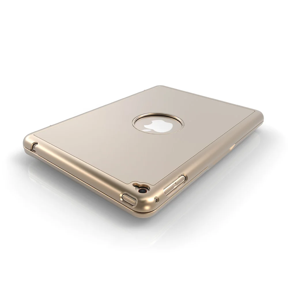 7 видов цветов Алюминиевый беспроводной Bluetooth чехол для клавиатуры Apple iPad mini 4 Mini4 9
