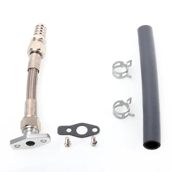 

Kinugawa Turbo Oil Drain Line Kit 15cm 10AN w/ NBR Hose for Mitsubishi TD02 TD03 TD04 TD05 TD06