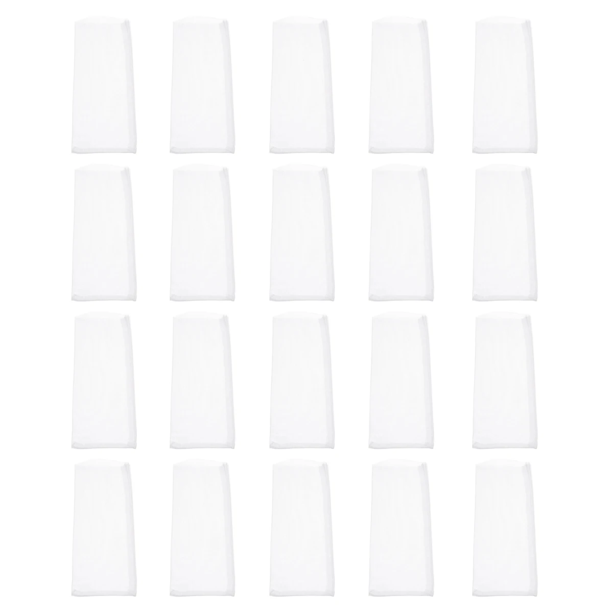 20pcs 2  x4.5  Micron Nylon Rosin Filter Bags Mesh ResinExtraction Micron Filter Press Bag White