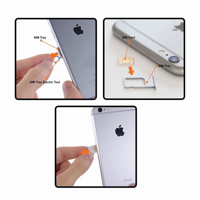 Sim Card Tray Ejector Eject Pin Key Removal Tool For Iphone Apple