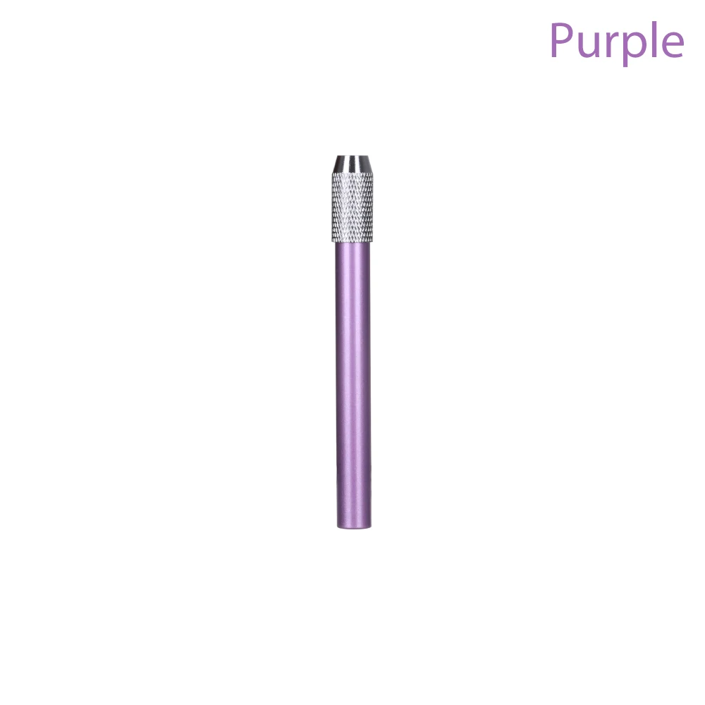 Металлический карандаш удлинитель удлиненный Держатель Многоцветный поворотный съемный художественный карандаш для эскизов удлинение Топпер школьный офис поставка - Цвет: Purple