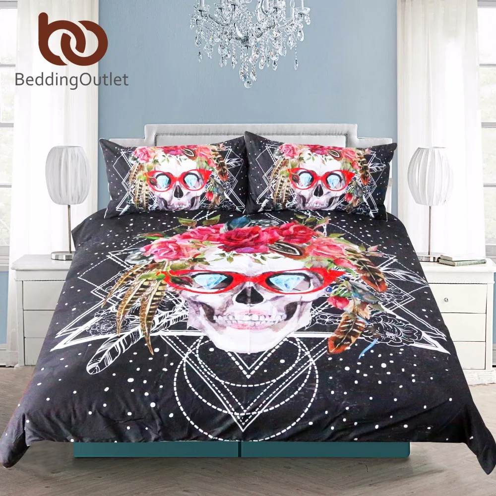 Popular Cool Duvet Coversbuy Cheap Cool Duvet Covers Lots From - Beddingoutlet Sugar Skull With Glasses Bedding Set Pop Art Duvet Cover Set Pieces Cool Soft popular cool duvet coversbuy cheap cool duvet covers lots from - beddingoutlet sugar skull with glasses bedding set pop art duvet cover set pieces cool soft