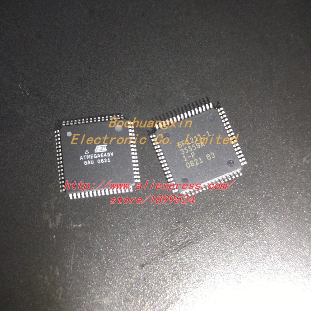 

Free Shipping! 10pcs/lot ATMEGA649V-8AU ATMEGA649V 8AU 8-bit Microcontroller with In-System Programmable Flash QFP-64