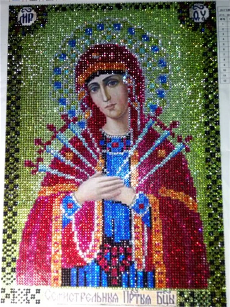 2018  crystal Round diamond the leader religious painting diy diamond painting embroidery  Home Decor dimond mosaic  for gift