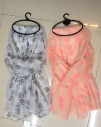 Новинка 2014 года модные Малый Велосипедный Спорт принт Для женщин Шарфы для женщин Интимные аксессуары хиджаб шарф Для женщин шаль смесь