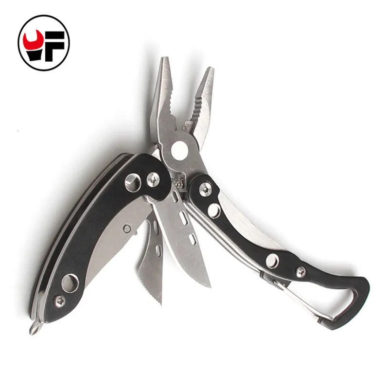 

Mini Folding Plier Portable EDC Emergency Outdoor Hand Tools Screwdriver Knife Pliers Saw Survival Keychain Multifunction DAH021