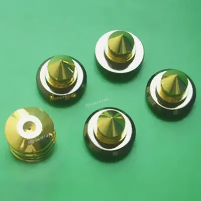 

4 x Solid Speaker Stand Spikes Isolation Cone Feet with Base