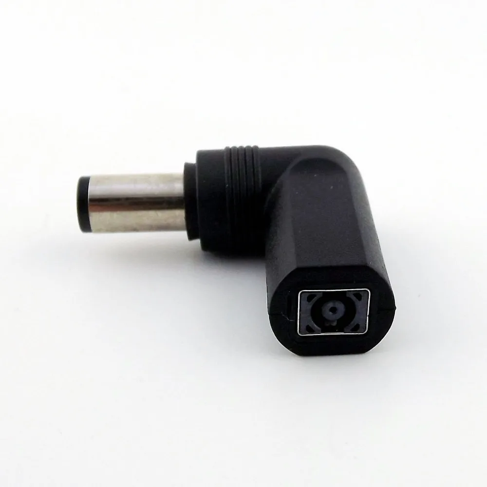 

5x DC Power Right Angled 4.5 x 3.0mm Female Jack To 7.4 x 5.0mm Male Plug For HP DELL Adapter Connector